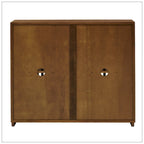Bahut/Meuble de rangement Mid-Century Moderne cannelé et évidé