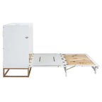 Queen Size Murphy Bed with Space-Saving Cabinet Design , Multi-Functional, 400lb Capacity