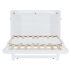Lit escamotable Queen Size avec armoire design peu encombrante, multifonctionnel, capacité de 180 kg