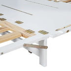 Lit escamotable Queen Size avec armoire design peu encombrante, multifonctionnel, capacité de 180 kg