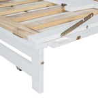Lit escamotable Queen Size avec armoire design peu encombrante, multifonctionnel, capacité de 180 kg