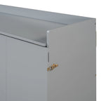 Lit escamotable Queen Size avec armoire design peu encombrante, multifonctionnel, capacité de 180 kg