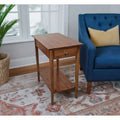 Table inclinable en bambou massif avec tiroir