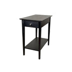 Table inclinable en bambou massif avec tiroir