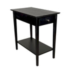 Table inclinable en bambou massif avec tiroir