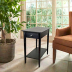 Table inclinable en bambou massif avec tiroir