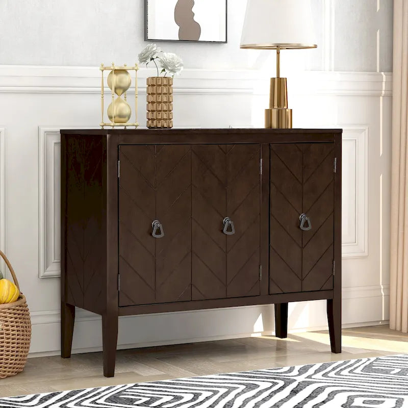 Meuble de rangement pour entrée, salon et chambre à coucher avec étagère réglable