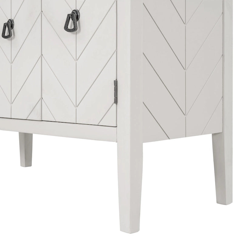 Meuble de rangement pour entrée, salon et chambre à coucher avec étagère réglable