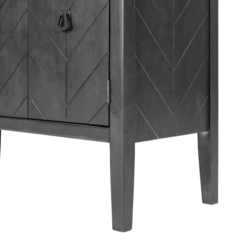 Meuble de rangement pour entrée, salon et chambre à coucher avec étagère réglable