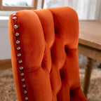 Lot de 2 chaises de salle à manger en velours