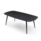 Table à manger rectangulaire style ferme moderne pour 4 à 8 personnes