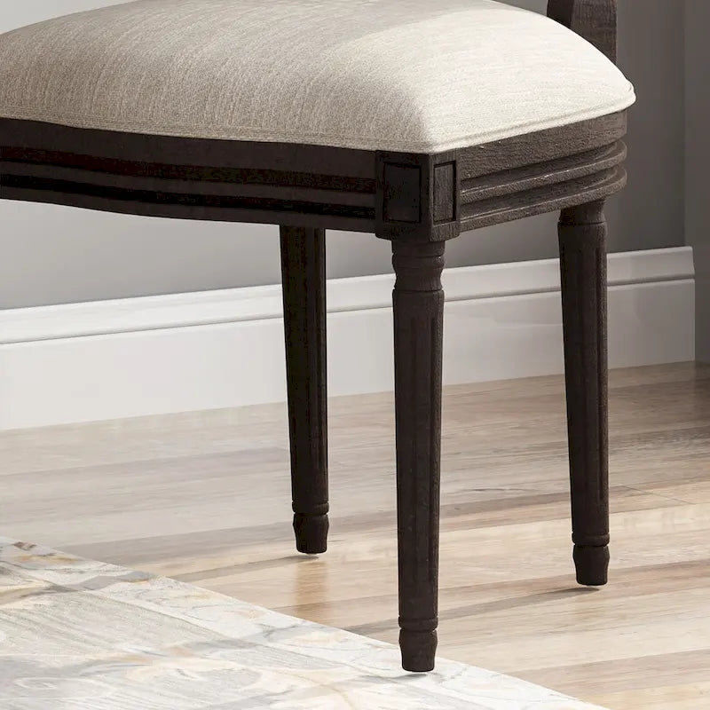 Chaises de salle à manger en bois Govan avec coussins (lot de 2) par