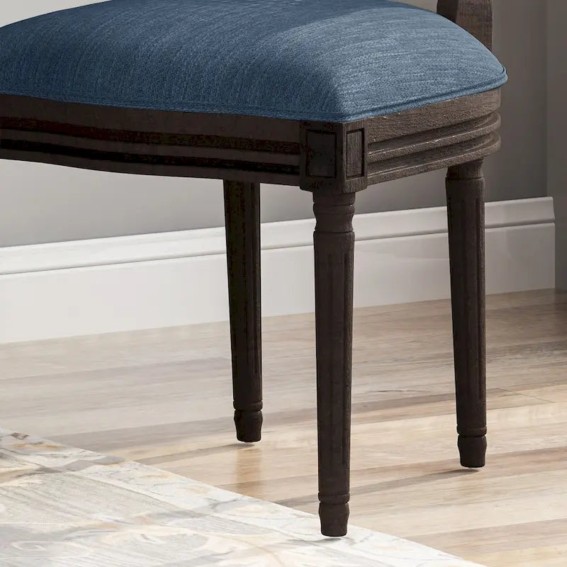 Chaises de salle à manger en bois Govan avec coussins (lot de 2) par