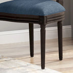 Chaises de salle à manger en bois Govan avec coussins (lot de 2) par