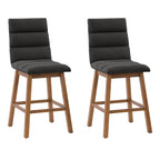 Tabourets de bar hauteur comptoir rembourrés Lilibet, lot de 2