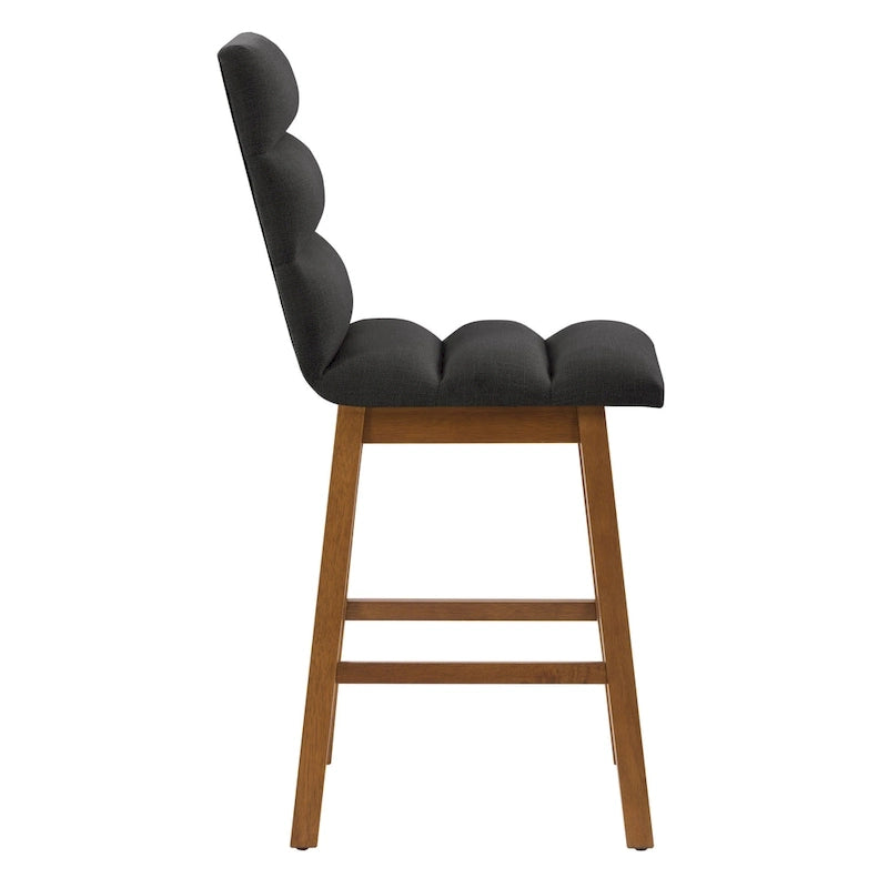 Tabourets de bar hauteur comptoir rembourrés Lilibet, lot de 2