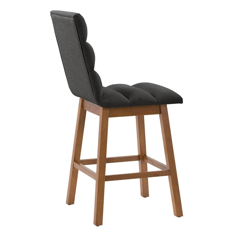 Tabourets de bar hauteur comptoir rembourrés Lilibet, lot de 2