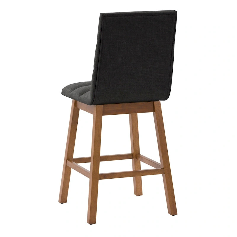 Tabourets de bar hauteur comptoir rembourrés Lilibet, lot de 2