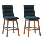 Tabourets de bar hauteur comptoir rembourrés Lilibet, lot de 2