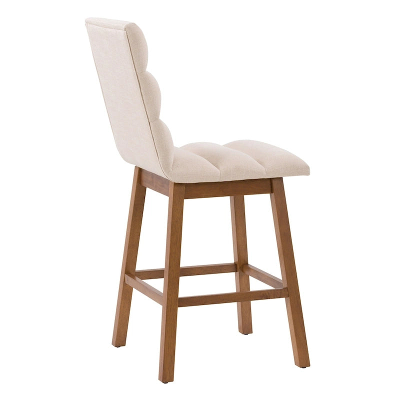 Tabourets de bar hauteur comptoir rembourrés Lilibet, lot de 2