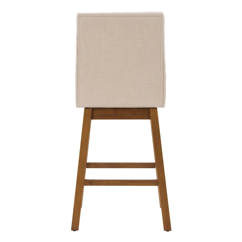 Tabourets de bar hauteur comptoir rembourrés Lilibet, lot de 2