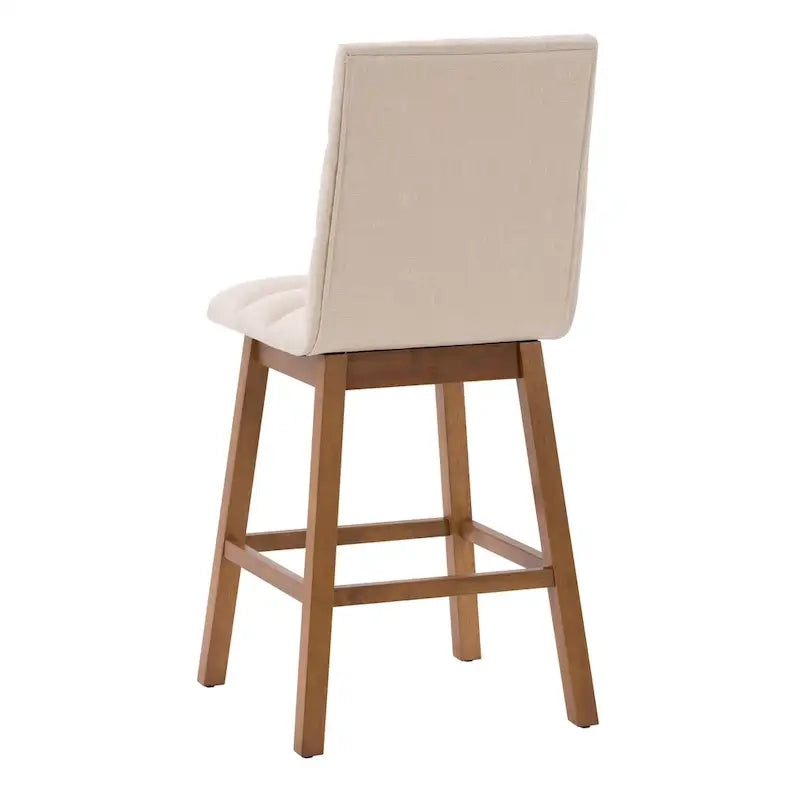Tabourets de bar hauteur comptoir rembourrés Lilibet, lot de 2