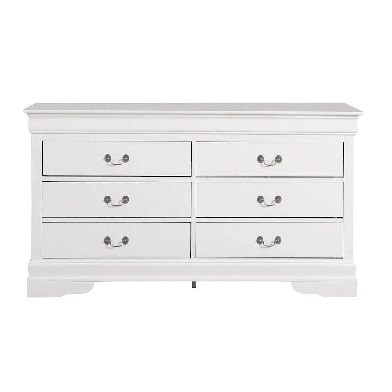 Commode double Louis Phillipe à 6 tiroirs