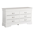 Commode double Louis Phillipe à 6 tiroirs