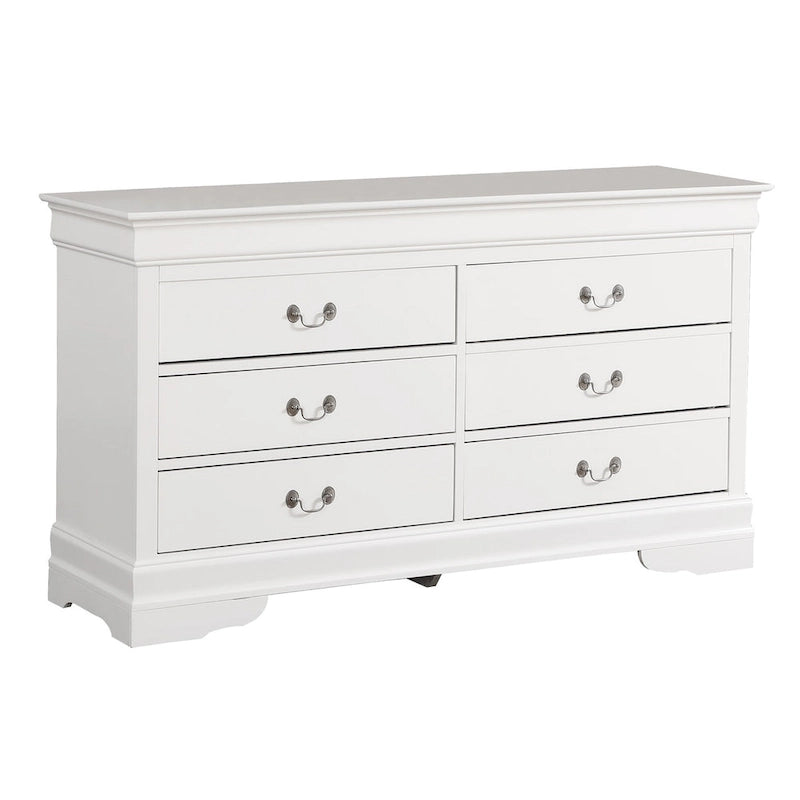 Commode double Louis Phillipe à 6 tiroirs