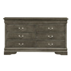Commode double Louis Phillipe à 6 tiroirs