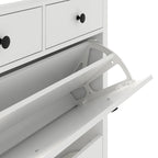 Meuble à Chaussures Armoire de Rangement Autonome Étagère à Chaussures Organisateur de Rangement
