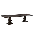 Table à manger rectangulaire marron vintage Toulon