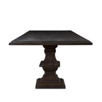 Table à manger rectangulaire marron vintage Toulon