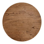 Table basse et table d'appoint Kamari en rotin avec plateau en bois