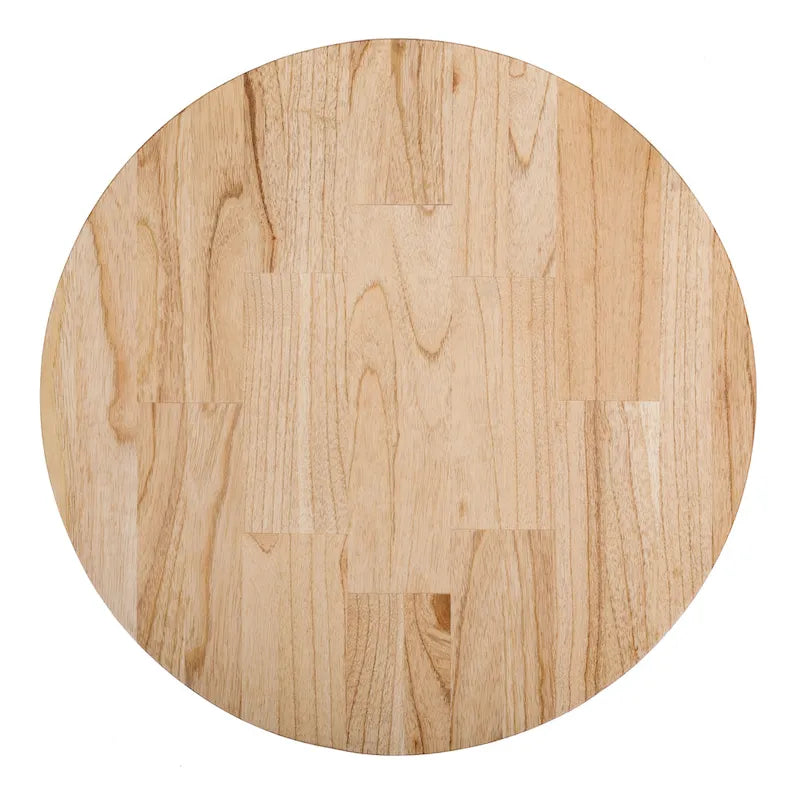 Table basse et table d'appoint Kamari en rotin avec plateau en bois
