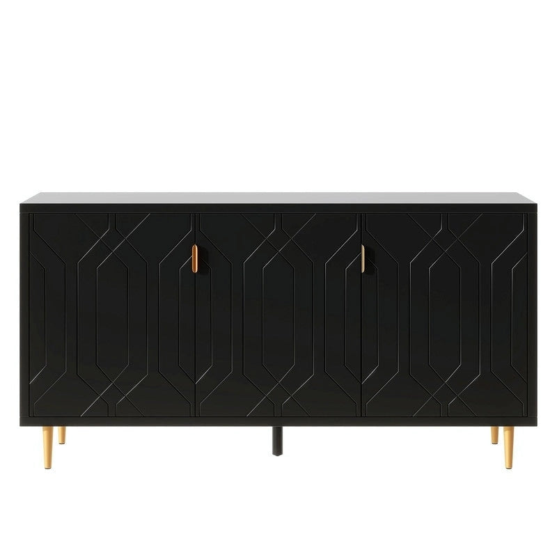 Console de 70 pouces de largeur avec étagères réglables