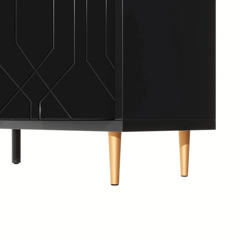 Console de 70 pouces de largeur avec étagères réglables