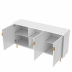 Console de 70 pouces de largeur avec étagères réglables