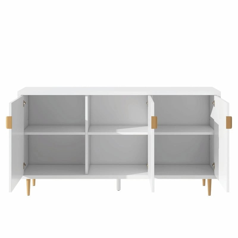 Console de 70 pouces de largeur avec étagères réglables