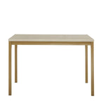 Table de salle à manger Darcy Gold avec plateau en faux marbre par