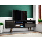 Meuble TV Liberty Mid-Century Modern 4 étagères, 180 cm