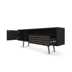Meuble TV Liberty Mid-Century Modern 4 étagères, 180 cm
