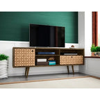 Meuble TV Liberty Mid-Century Modern 4 étagères, 180 cm