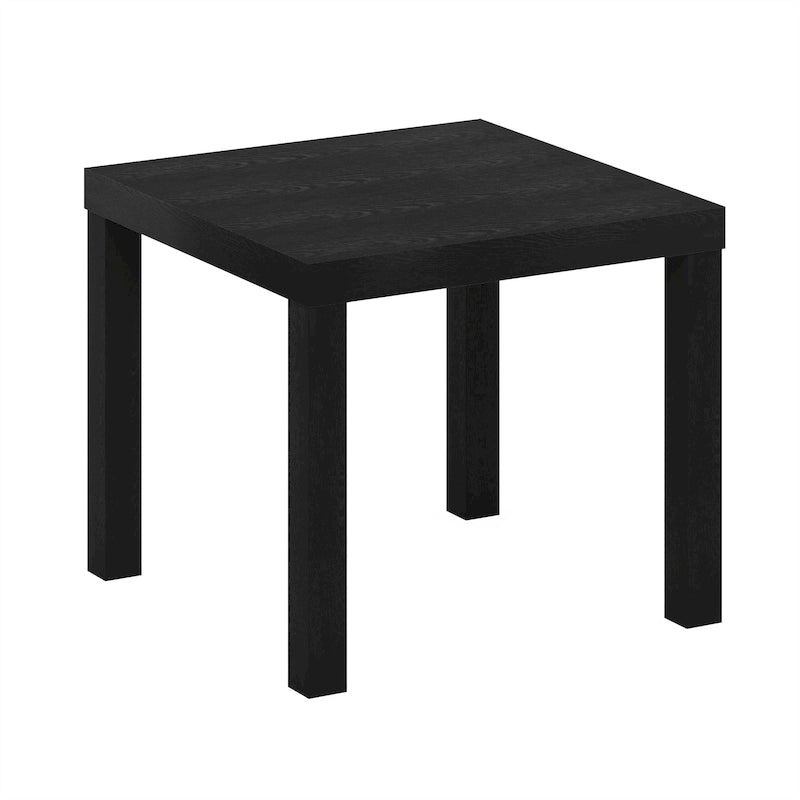 Table d'appoint carrée Classic Homey, noire