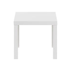 Table d'appoint carrée Classic Homey, noire