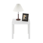 Table d'appoint carrée Classic Homey, noire