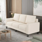 Canapé de salon moderne en tissu beige