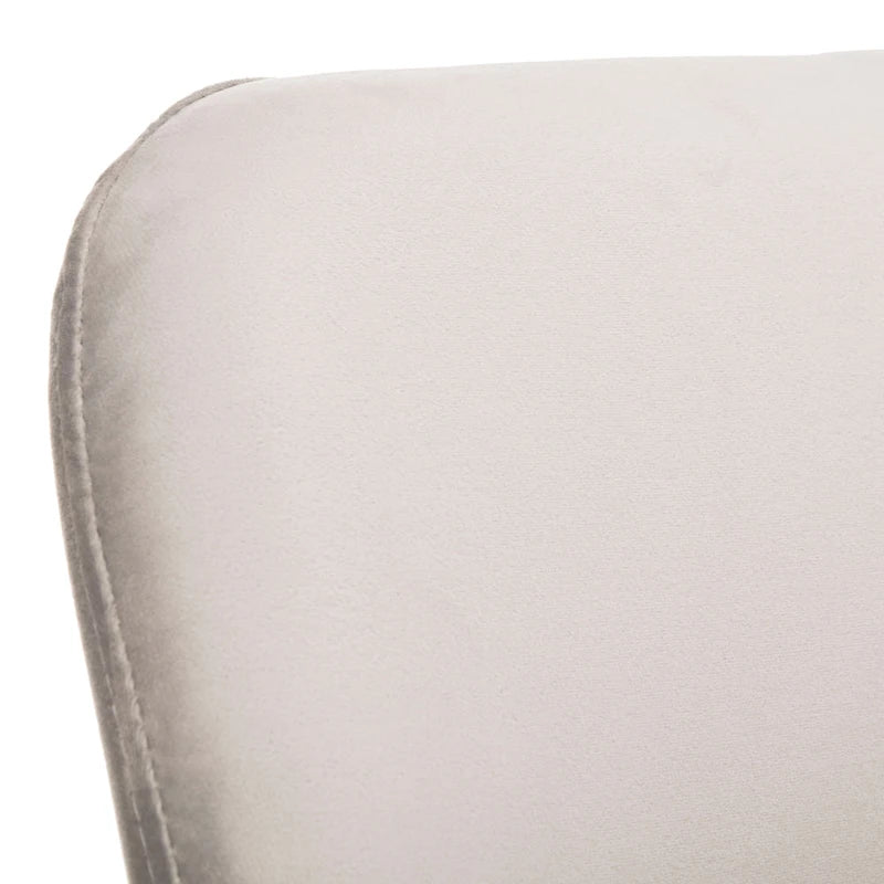 Chaise de salle à manger rembourrée Nobie 18.3 - Gris / Or (Lot de 2) - 21 x 22 x 31 - 21L x 22P x 31H