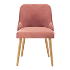 Chaise de salle à manger rembourrée Nobie 18.3 - Gris / Or (Lot de 2) - 21 x 22 x 31 - 21L x 22P x 31H