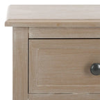 Table d'appoint de rangement à tiroir noir vieilli Helma - 15 x 11,8 x 27,6 - 15 l x 12 P x 26 H